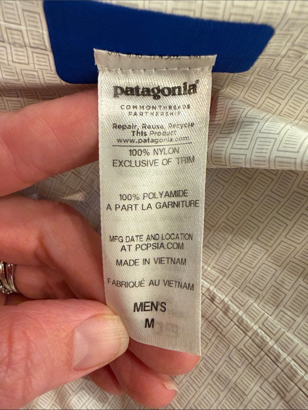 Patagonia Royal Blue Torrentshell Rain Jacket - Picture 15 of 15